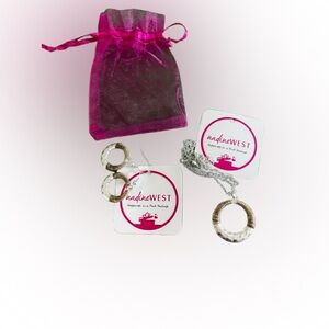 Silver and Brown Earrings with Elegant Design